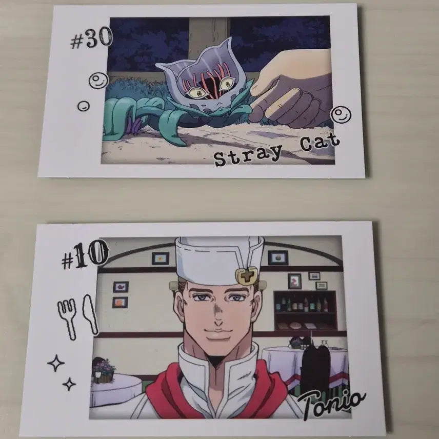 [BUNJANG] JoJo's Bizarre Adventure Part 4 Tonio Card Bundle / 죠죠의 기묘한 모험 4부 스트레이켓 토니오 카드