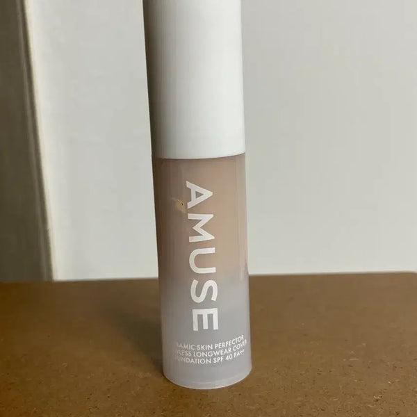 [BUNJANG] Amuse Ceramic Skin Perfector Foundation 1.5 Natural 15ml / 어뮤즈 세라믹 스킨 퍼펙터 파운데이션 1.5 내츄럴 15ml ,