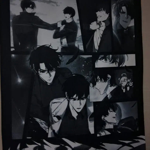 [BUNJANG] Omniscient Reader's Viewpoint Omniscient Redemption Fabric Poster Black / 전독시 구마전 패브릭 포스터 블랙
