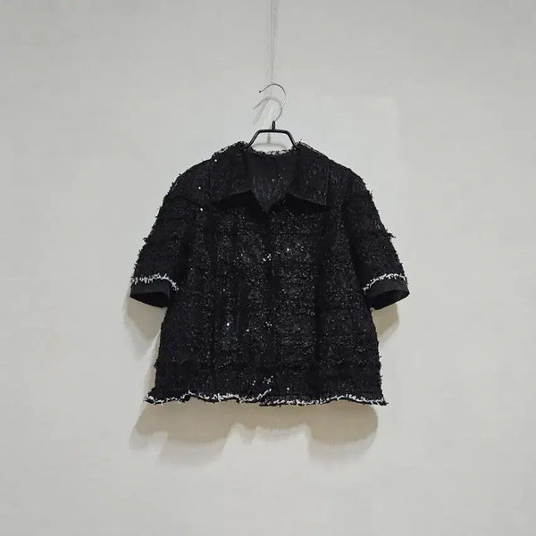 [BUNJANG] Lanvin Collection Sequin Boucle Jacket / 랑방컬렉션25 시퀸 부클자켓