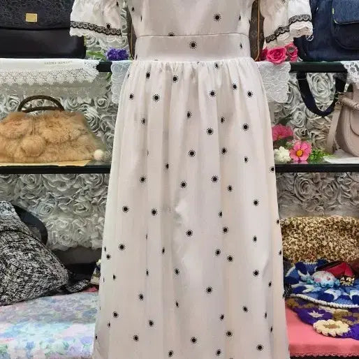 [BUNJANG] Long Dress with Lace Hem / 이쁜 롱원피스 55 66
