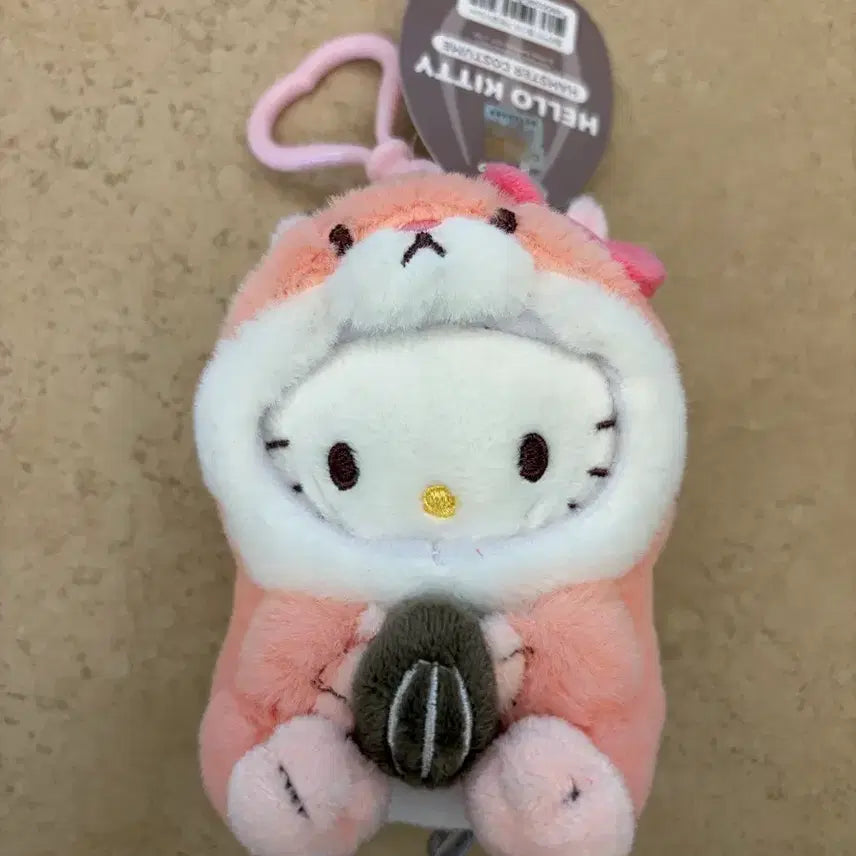 [BUNJANG] Sanrio Hello Kitty Hamster Costume Keychain (New) / 새상품)헬로키티 햄스터 키링