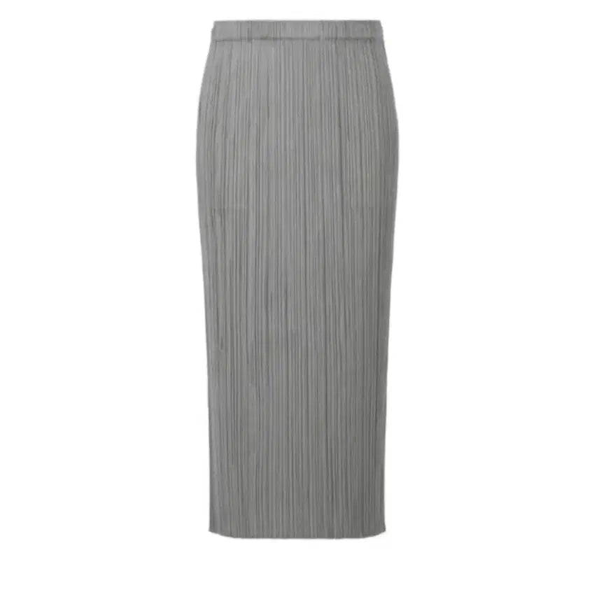 [BUNJANG] Pleats Please Basic Skirt Grey Size 4 / 플리츠플리즈 베이직 스커트 그레이 4사이즈