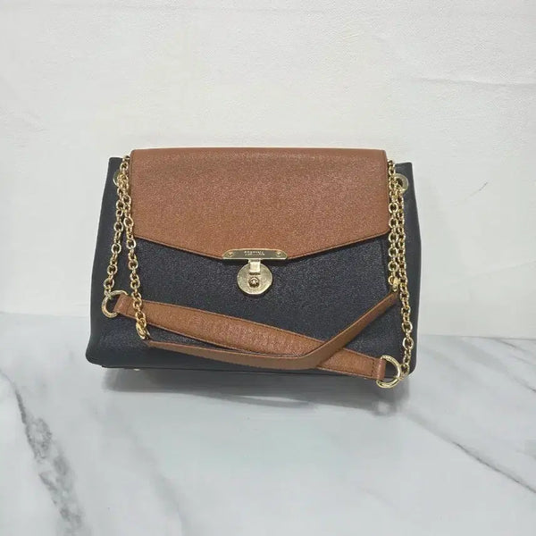 [BUNJANG] J.ESTINA Two-Tone Chain Shoulder Bag / 제이에스티나 투톤 체인 숄더백