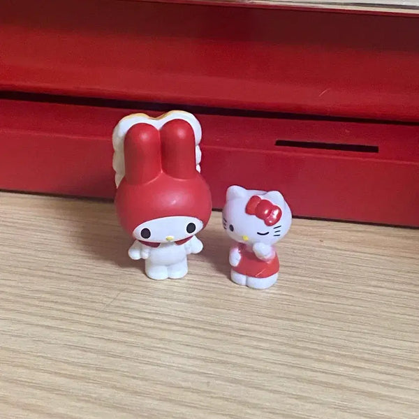 [BUNJANG] Sanrio Hello Kitty & My Melody Figure Set / 산리오 헬로키티 피규어