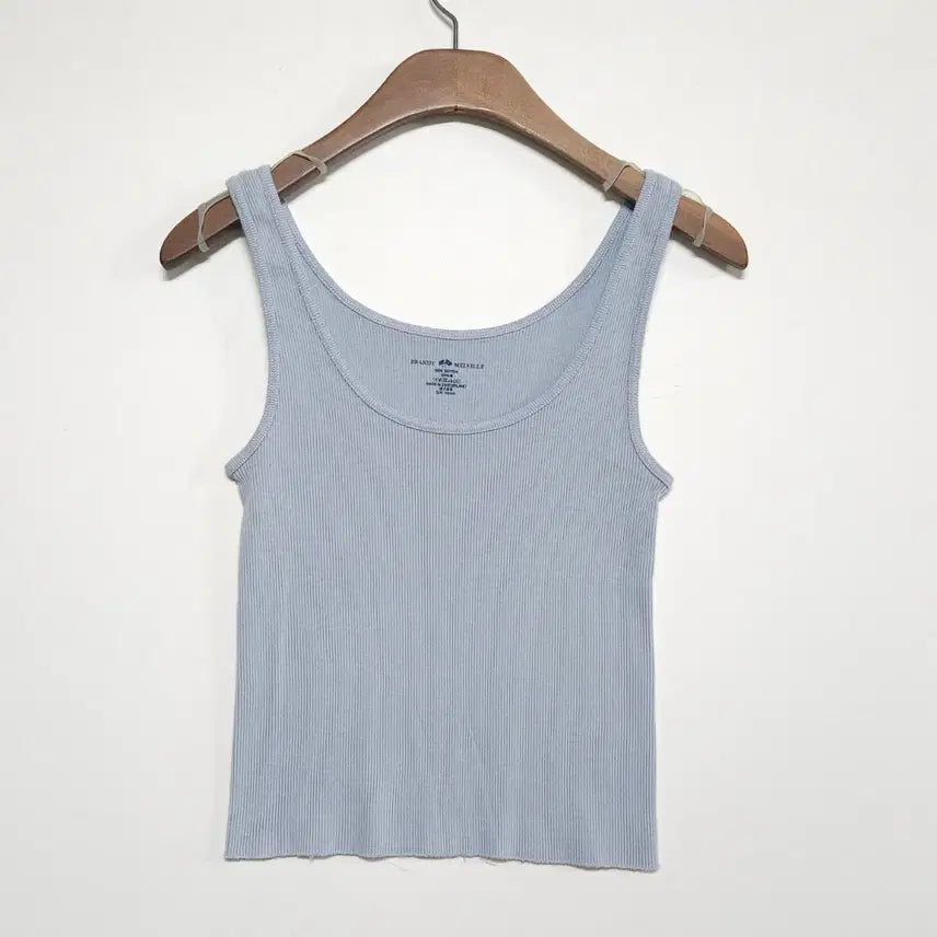 [BUNJANG] Brandy Melville Ribbed Sleeveless Tank Top / 브랜디멜빌 Brandy Melville 골지 슬리브리스 나시