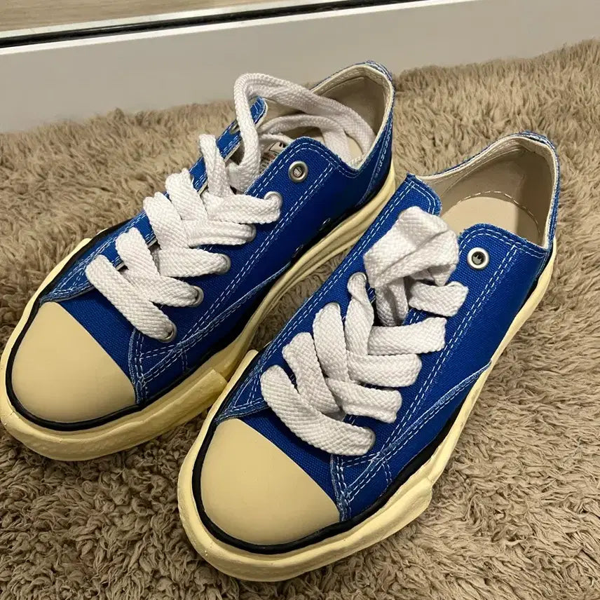 [BUNJANG] Maison MIHARA YASUHIRO Peterson Sneakers CL Blue / 메종 미하라 야스히로 피터슨 스니커즈 CL 블루