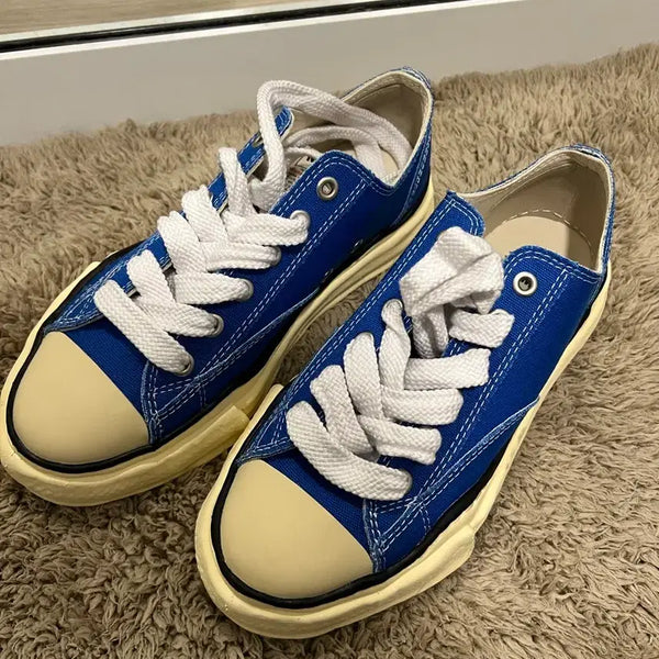 [BUNJANG] Maison MIHARA YASUHIRO Peterson Sneakers CL Blue / 메종 미하라 야스히로 피터슨 스니커즈 CL 블루