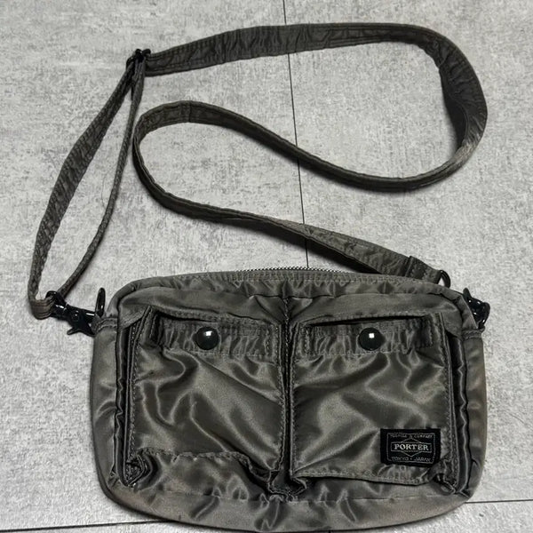 [BUNJANG] Porter Shoulder Bag Silver Grey / 포터 숄더백 실버그레이