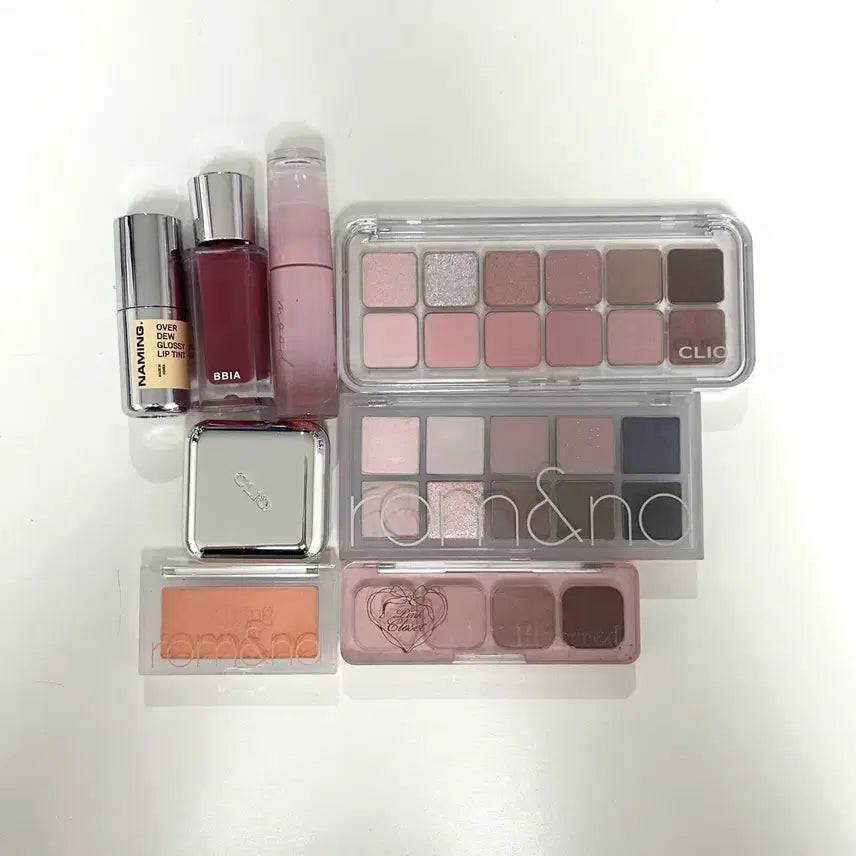 [BUNJANG] Bundle Set: Cool Tones & Warm Tones Makeup - Eyeshadow, Lip, Blusher / 일괄) 여쿨 봄웜 화장품 섀도우 립 블러셔 판매