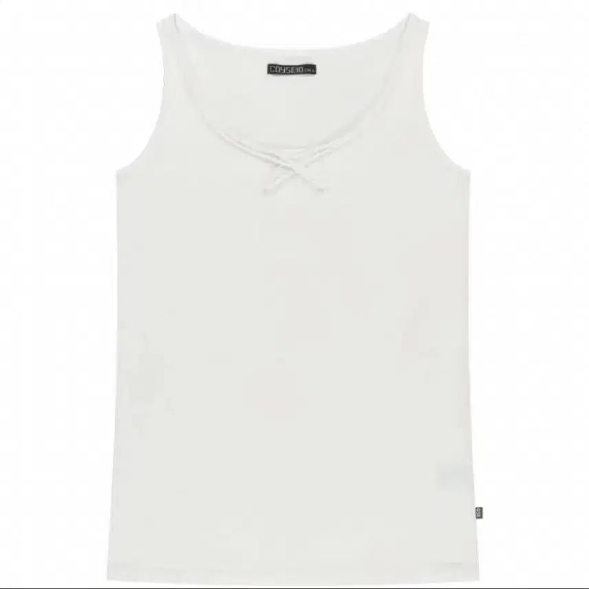 [BUNJANG] COYSEIO 038 Raw Edge Sleeveless White M Size / COYSEIO 코이세이오 038 로우 엣지 슬리브리스 화이트 M사이즈