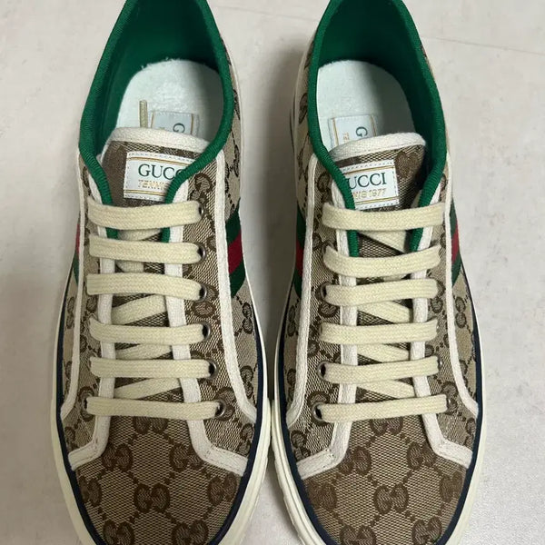 [BUNJANG] Gucci Tennis 1977 Sneakers Size 7.5 / 구찌 테니스 1977 스니커즈 7.5 사이즈 606111