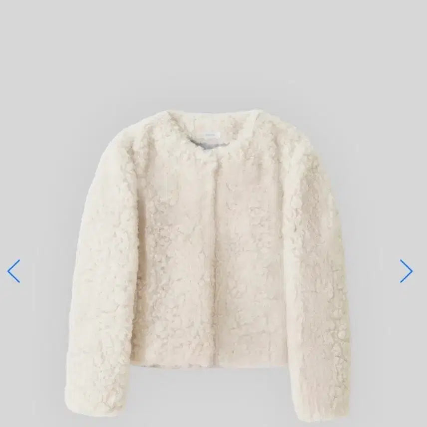 [BUNJANG] Tanatt 25ver. T/T Nua Fur Jacket (Ivory) / 타낫 25ver. T/T Nua fur jacket (ivory) 팝니다