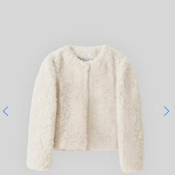 [BUNJANG] Tanatt 25ver. T/T Nua Fur Jacket (Ivory) / 타낫 25ver. T/T Nua fur jacket (ivory) 팝니다