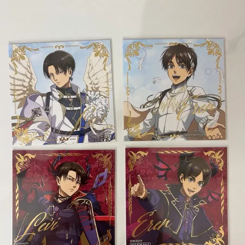[BUNJANG] Attack on Titan Angel & Devil Series Animate Exclusive Art Board Bundle Set / 진격의거인 천사와악마 애니메이트 특전 일괄 팝니다