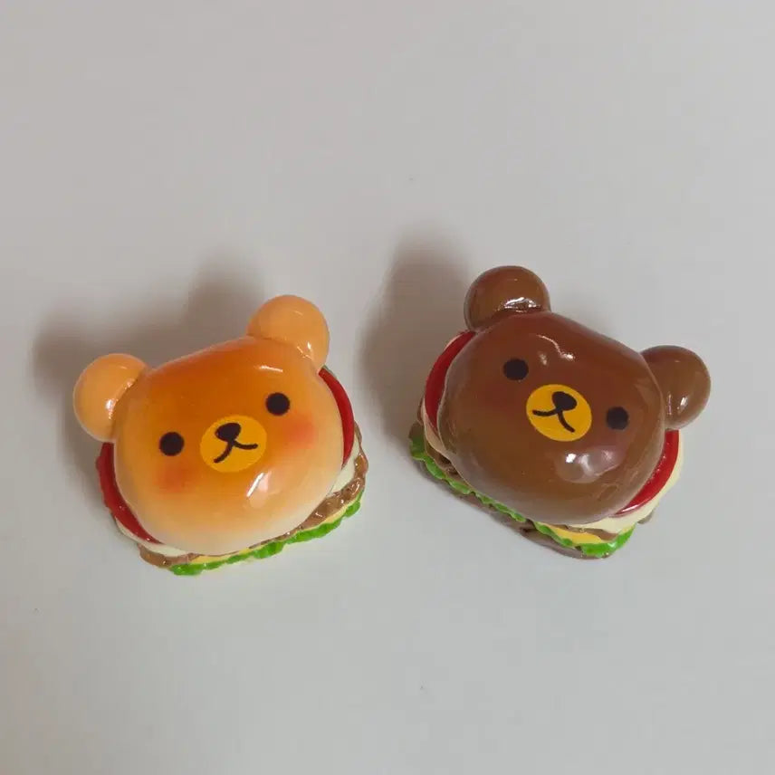 [BUNJANG] Rilakkuma Hamburger Set Charm / 리락쿠마 리락 햄버거 세트