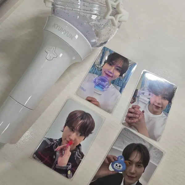 [BUNJANG] Super Junior Kyuhyun Official Lightstick Gyu-Pointer Bong Photocard Set / 슈퍼주니어 슈주 규현 공식 응원봉 규피터봉 포카