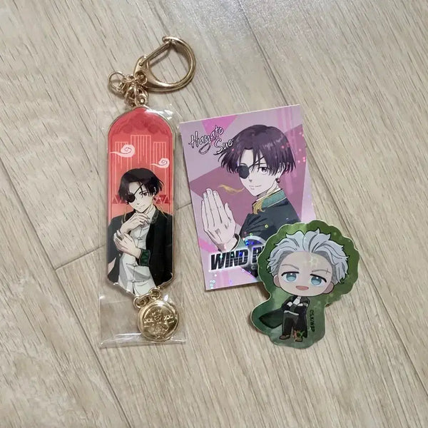 [BUNJANG] Wind Breaker Seo Metal Charm Metal Keyring, Sticker / 윈브레 스오 메탈참 메탈 키링, 스티커