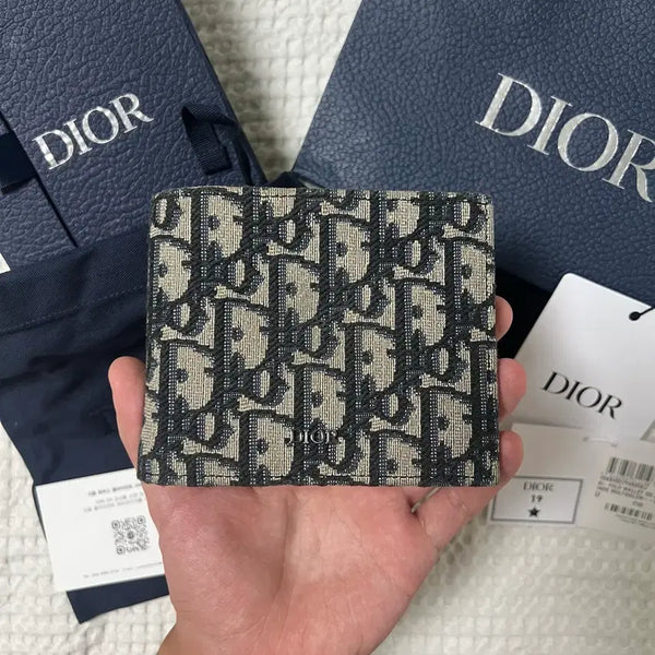 [BUNJANG] Dior Oblique Bifold Wallet / (26년구매 풀구성) 디올 오블리크 반지갑