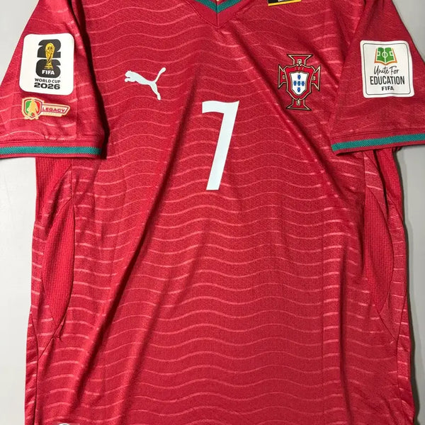 [BUNJANG] Portugal Home Authentic Short Sleeve Uniform Cristiano Ronaldo / 26-28 포르투갈 홈 어센틱 반팔 유니폼 호날두