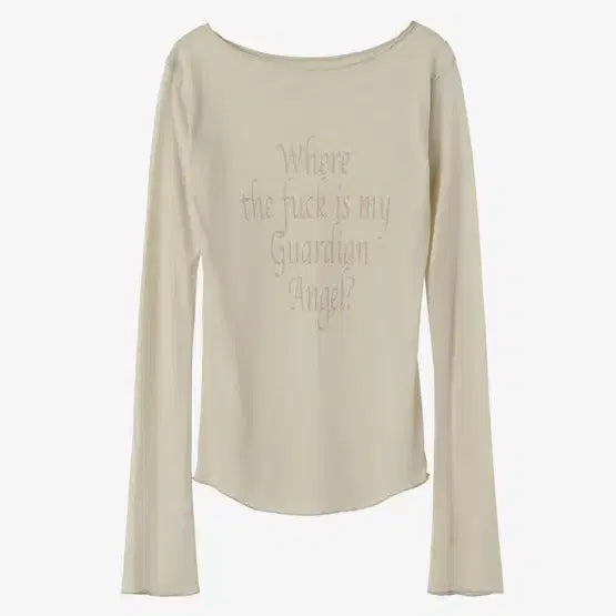 [BUNJANG] Sculptor Lettering Tencel T-Shirt Cream / 스컬프터 lettering tencel t-shirt cream 텐셀 S