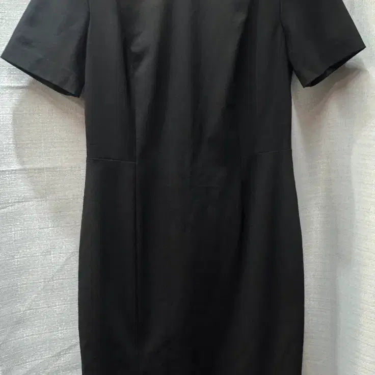 [BUNJANG] Theory Virgin Wool Short Sleeve Dress Black / 띠어리 버진울 블랙 반팔 원피스 4(XS~S)