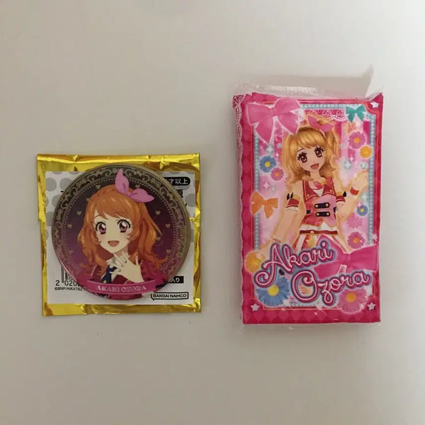 [BUNJANG] Aikatsu! Ozora Akari Canned Badge Bundle Set / [일괄]아이카츠 오오조라아카리 하늘 캔뱃지