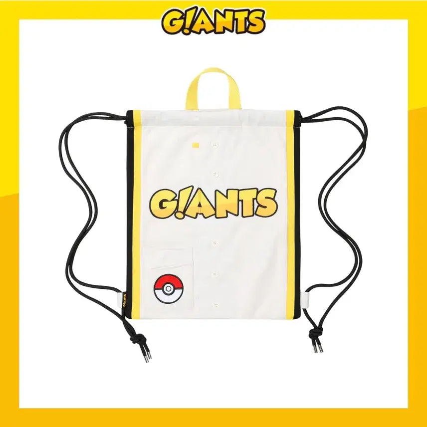 [BUNJANG] Lotte Giants Pikachu Collaboration Uniform Gym Sack / 롯데자이언츠 피카츄 유니폼 짐색 (새상품)