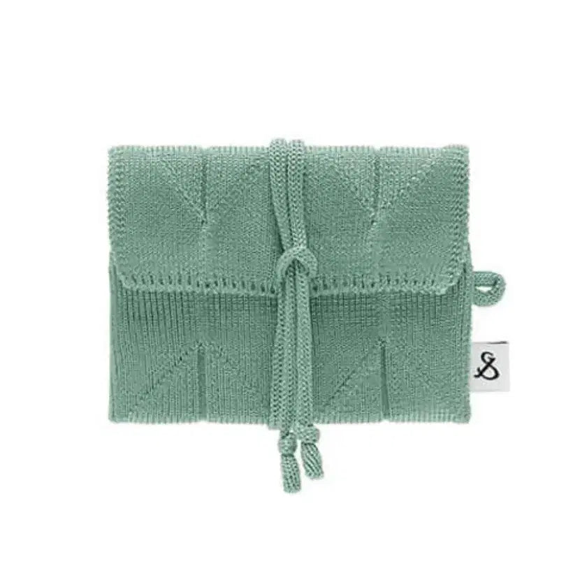 [BUNJANG] Joseph & Stacey Pleats Knit Card Wallet / 조셉앤스테이시 플리츠 니트 카드 월렛 지갑