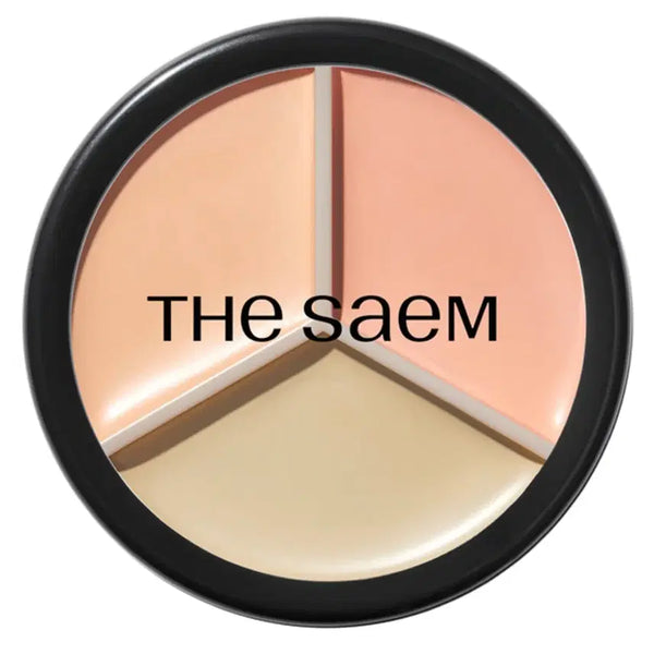 [BUNJANG] The Saem Triple Pot Concealer / (반택포) 더샘 트리플 팟 컨실러