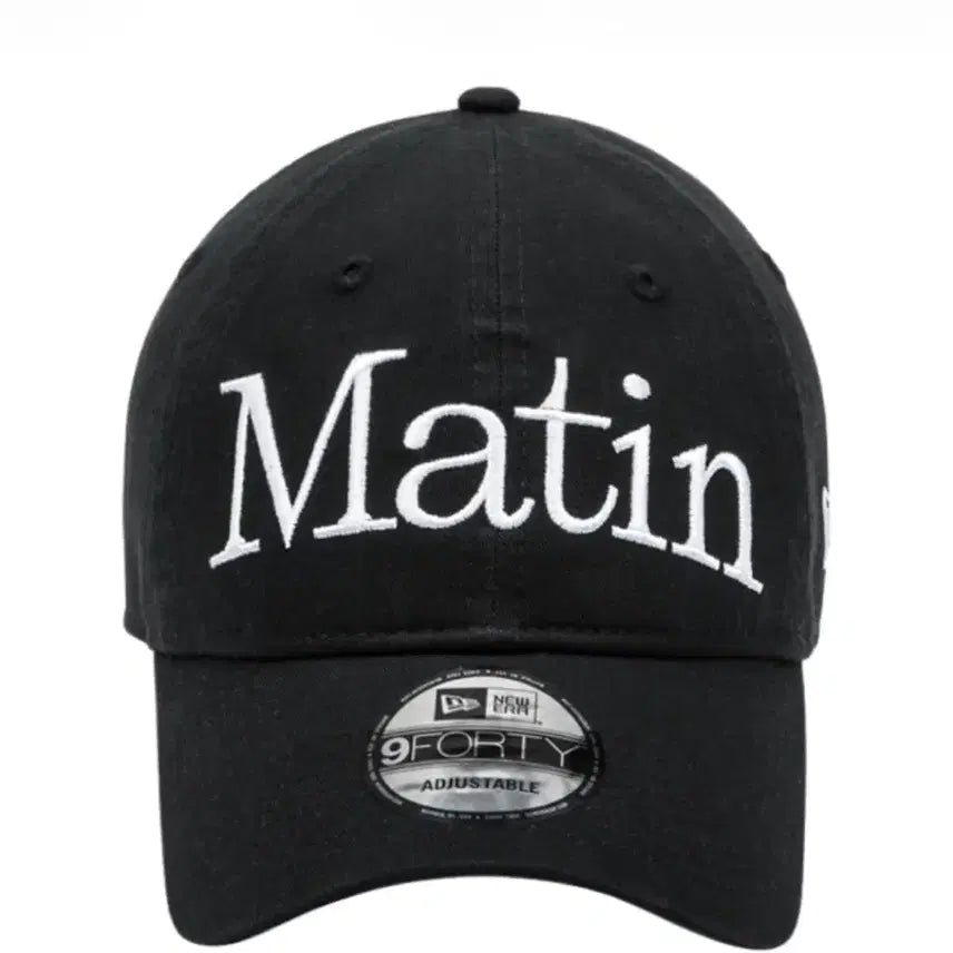 [BUNJANG] New Era x Matin Kim Basic Unstructured Ball Cap Black / 뉴에라 x 마뗑킴 베이직 언스트럭쳐 볼캡 블랙