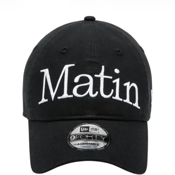 [BUNJANG] New Era x Matin Kim Basic Unstructured Ball Cap Black / 뉴에라 x 마뗑킴 베이직 언스트럭쳐 볼캡 블랙