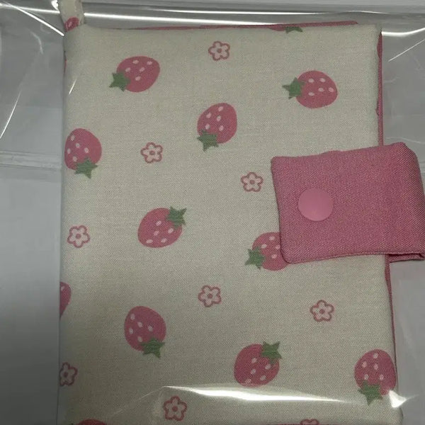 [BUNJANG] A6 Strawberry Cover Binder / 다이어리 딸기 커버 A6 바인더 판매!