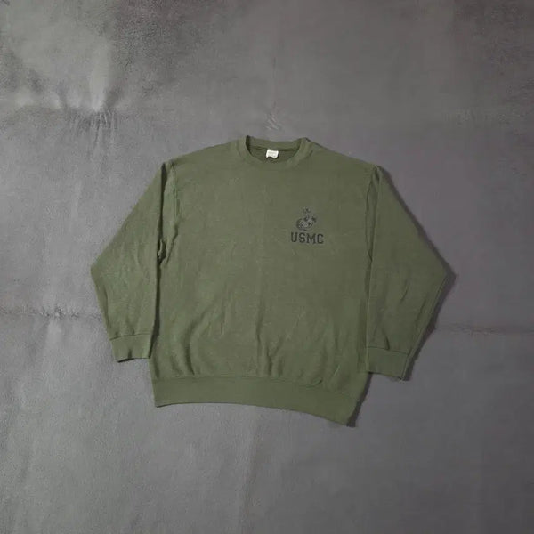 [BUNJANG] USMC Sweatshirt / 미군 USMC 스웨트셔츠 맨투맨 M