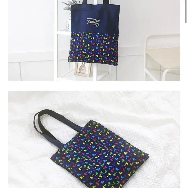 [BUNJANG] Detective Pikachu Eco Bag Tote Bag / 포켓몬스터 명탐정 피카츄 에코백 토트백 (새상품)