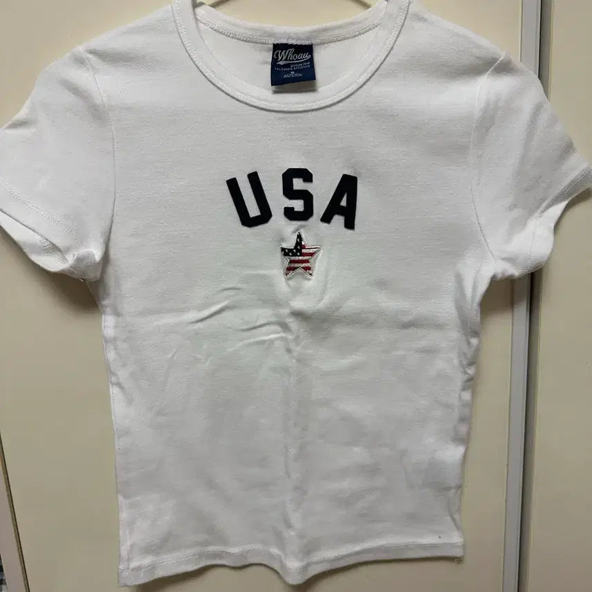 [BUNJANG] Whoau USA Short Sleeve T-shirt M / 후아유 USA 반팔 티셔츠 m