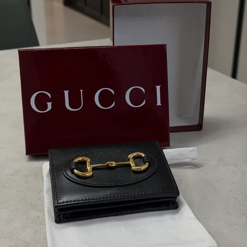 [BUNJANG] Gucci Horsebit 1955 Wallet / 정품 GUCCI 구찌 홀스빗 1955 반지갑
