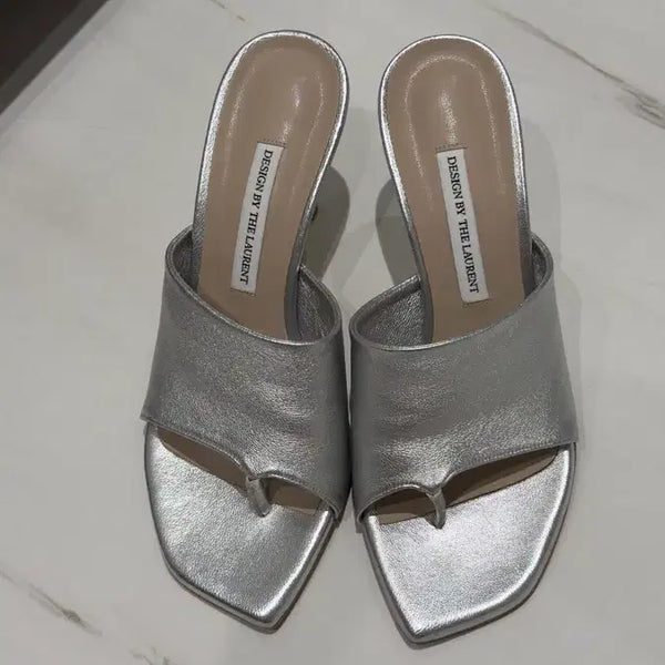 [BUNJANG] The Louran Mule Silver 8cm / 더로랑 뮬 240