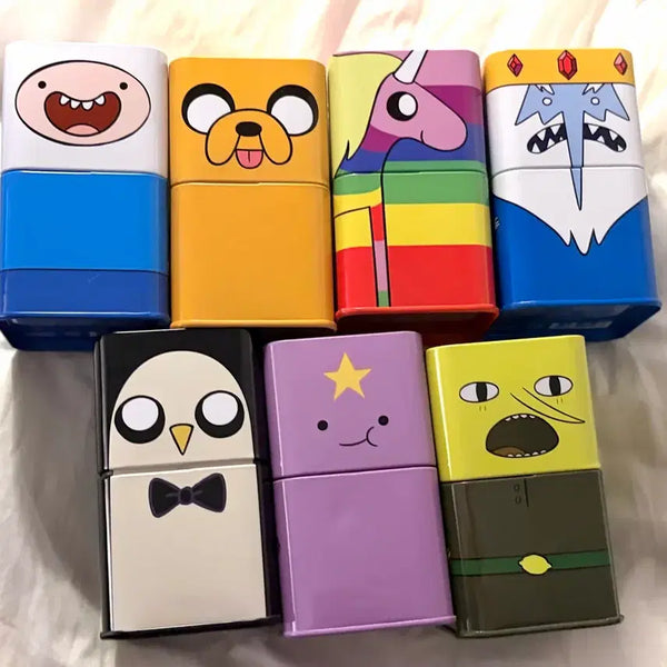 [BUNJANG] Adventure Time Finn & Jake Tin Case Set (7 Types) / 어드벤처타임 핀과제이크 틴케이스 7종 세트 얼음대왕 레몬백작