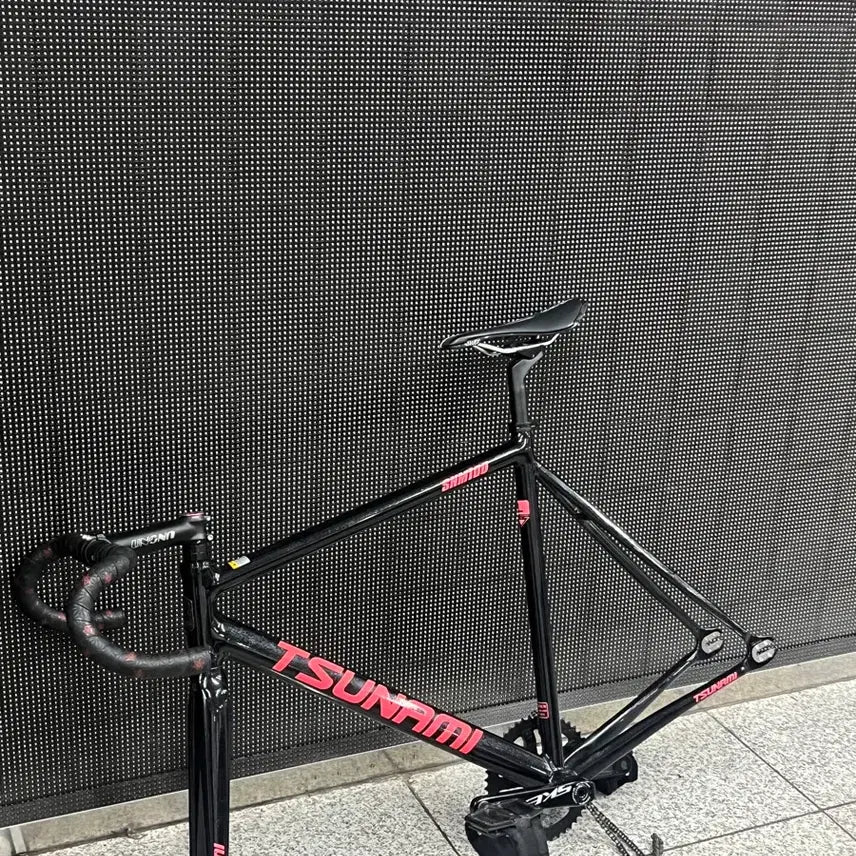 [BUNJANG] Tsunami Black Pink Full Bike / 쓰나미 블랙핑크 반차