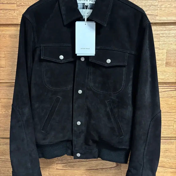 [BUNJANG] Afterpray Suede Trucker Blouson M / 애프터프레이 스웨이드 트러커 블루종 M