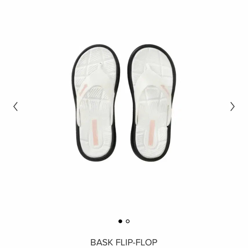[BUNJANG] MinuteMute Flip Flop White / 미닛뮤트 플립플랍 화이트 37