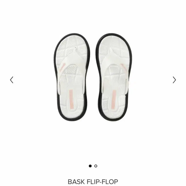 [BUNJANG] MinuteMute Flip Flop White / 미닛뮤트 플립플랍 화이트 37