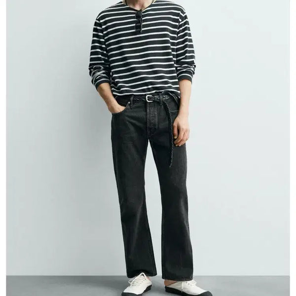 [BUNJANG] ZARA x Aaron Levine Bootcut Denim Black Size 30 / (새상품) 자라 x 아론 레빈 부츠컷 데님 블랙 30