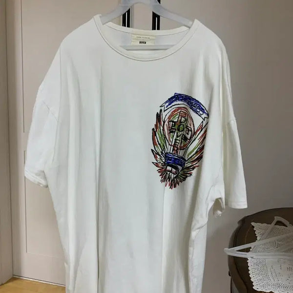 [BUNJANG] Dover Short Sleeve T-Shirt White / dover 반팔 티 화이트