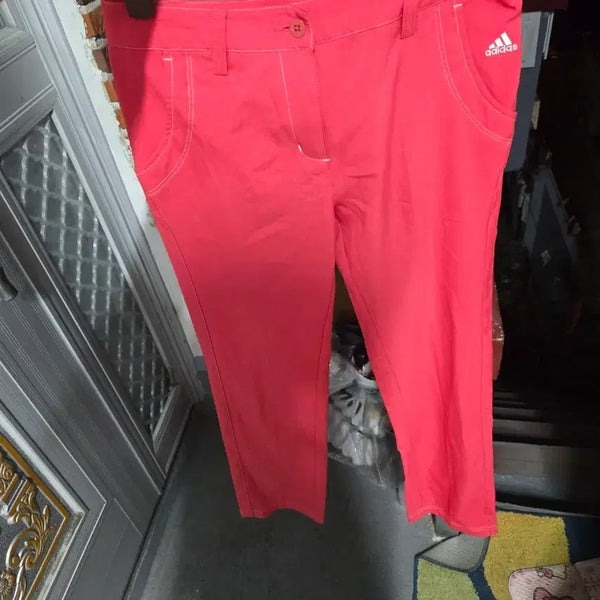 [BUNJANG] Adidas Golf Women's Pink Pants / 아디다스 골프 바지 핑크