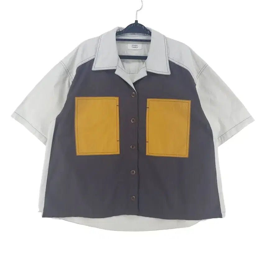 [BUNJANG] Studio Tomboy 3-Color Oversized Fit Shirt Lady Blue / [여F]스튜디오톰보이 3컬러 오버핏 셔츠[Y68-004]/레이디블루