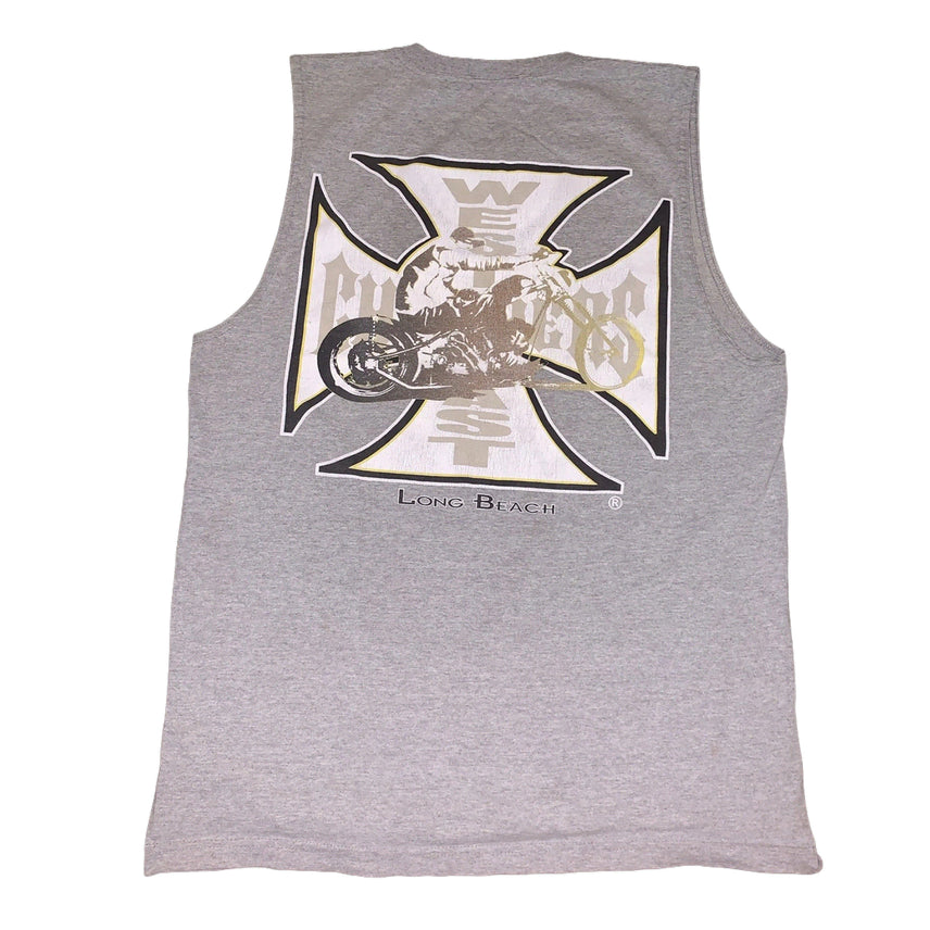 [BUNJANG] 00s West Coast Choppers Classic Iron Cross Biker Tank Top L / 00s 웨스트코스트차퍼스 클래식 아이언 크로스 바이크 탱크탑