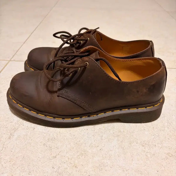 [BUNJANG] Dr. Martens 1461 Crazy Horse Dark Brown Shoes / 닥터마틴 1461 크레이지 호스 다크브라운 판매