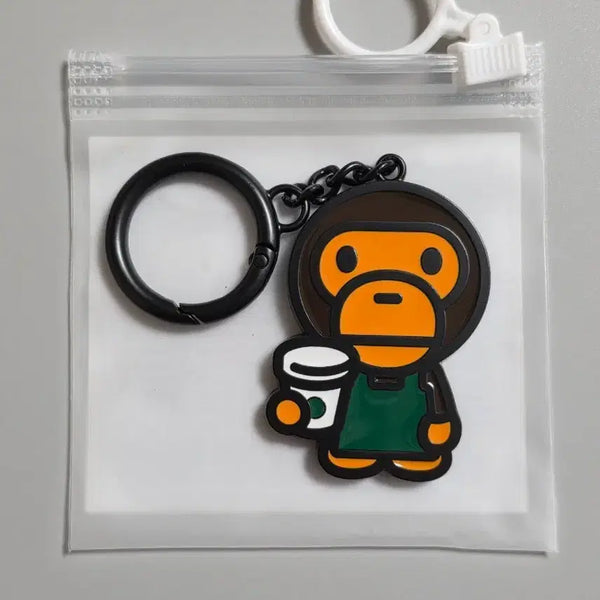 [BUNJANG] Starbucks x BAPE Baby Milo Keychain / 스타벅스 베이프 베이비 마일로 키체인 키링 판매